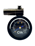 Clik Valve - Tire Pressure Gauge - (Max 120 psi / 8 Bar)