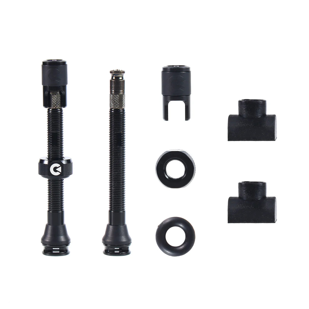 Click Valve - 40 mm Tubeless valves Black